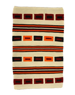 Navajo Banded Blanket c. 1900s, 58.5" x 36.5" (T90404A-1221-005) 1
