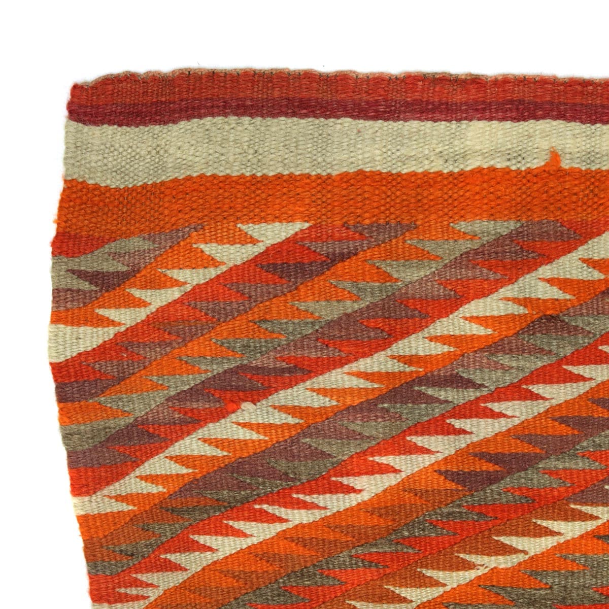 Navajo Transitional Eyedazzler Blanket c. 1890s, 88.75" x 63.75" (T90404A-1221-006) 3
