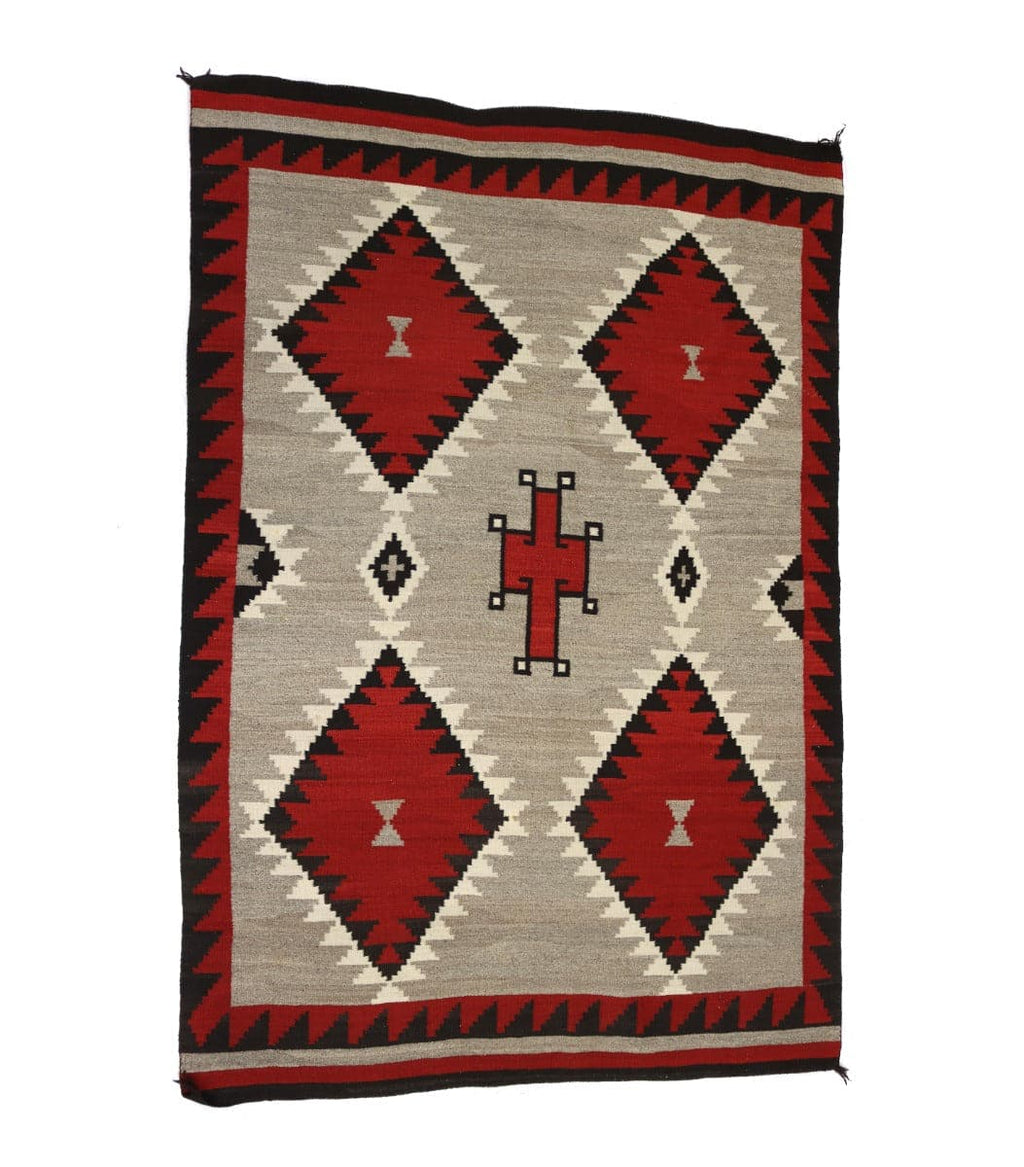 Navajo Ganado Rug c. 1910-20s, 91" x 61" (T90404A-1221-009)
