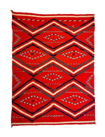 Navajo Germantown Blanket c. 1890s, 74" x 57.75" (T90709-1022-071)

