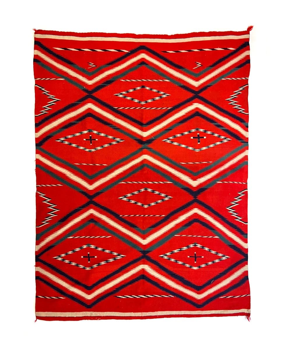 Navajo Germantown Blanket c. 1890s, 74" x 57.75" (T90709-1022-071)2
