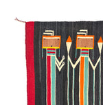 Navajo Yei Pictorial Rug c. 1930s, 58.75" x 81.5" (T91010A-0123-001)
 3