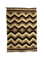 Navajo Transitional Blanket c. 1890-1900s, 69" x 46.5" (T91013A-0523-001)
