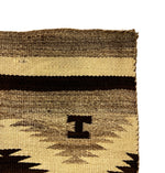 Navajo Transitional Blanket c. 1890-1900s, 69" x 46.5" (T91013A-0523-001)