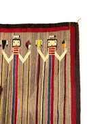 
Navajo Yei Pictorial Rug c. 1920s, 65" x 78" (T91205-0223-001) 1