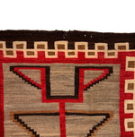 
Navajo Ganado Rug c. 1910-20s, 81.5" x 41.5" (T91333C-0123-018) 2