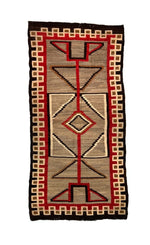 
Navajo Ganado Rug c. 1910-20s, 81.5" x 41.5" (T91333C-0123-018) 3 
