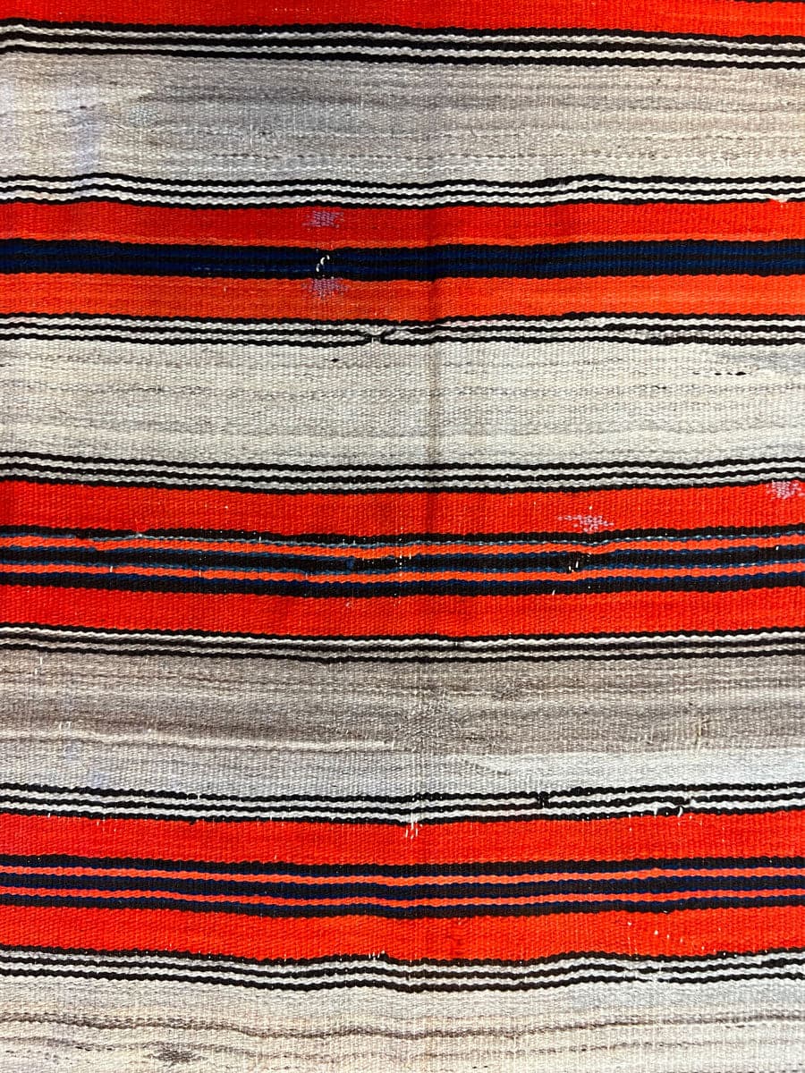 Navajo Moki Blanket c. 1880s, 68.5" x 61" (T91335-1022-002) 4