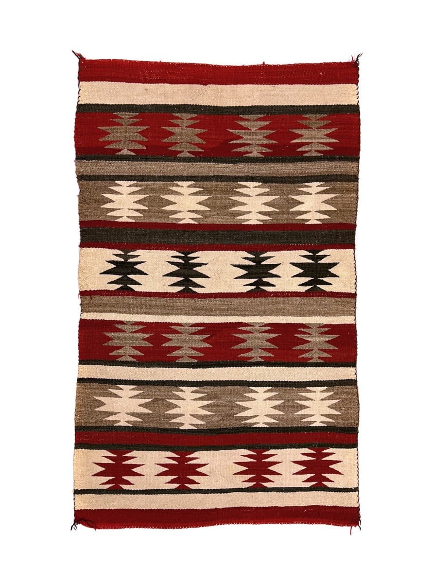 Navajo Ganado Rug c. 1930s, 57" x 36.5" (T91335B-0422-002)