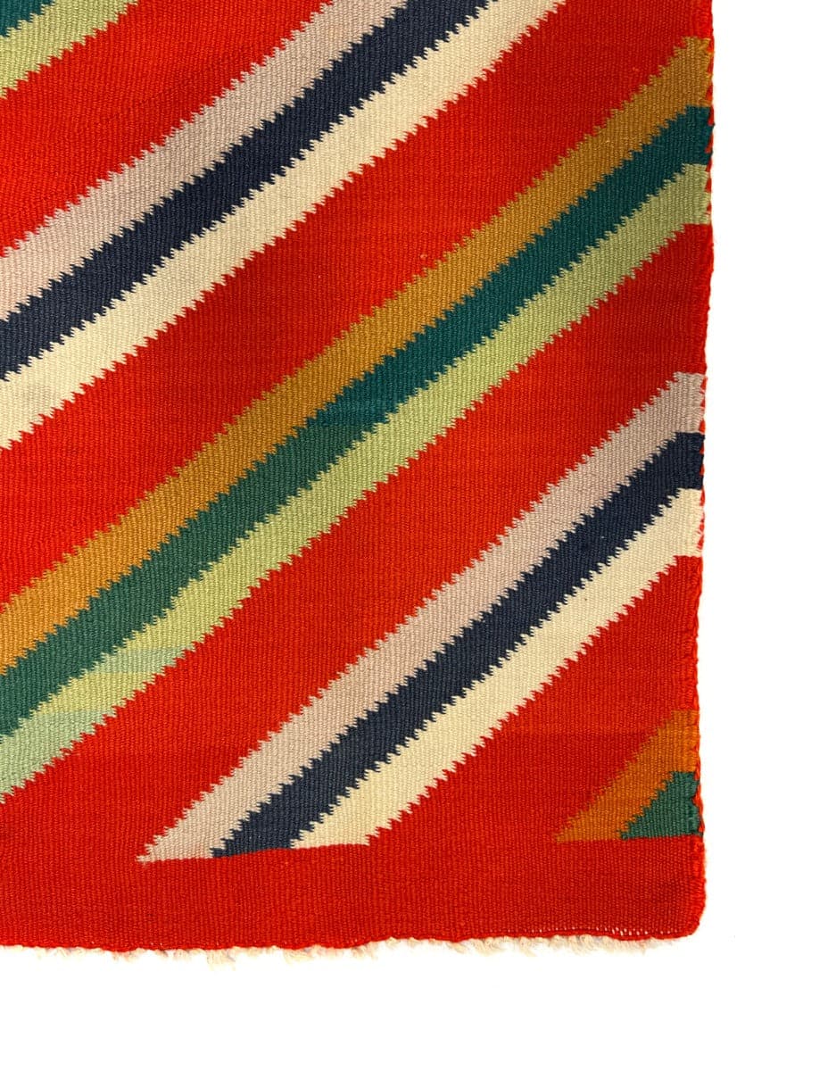 Navajo Germantown Blanket c. 1890s, 56" x 32" (T91335B-0422-009) 1