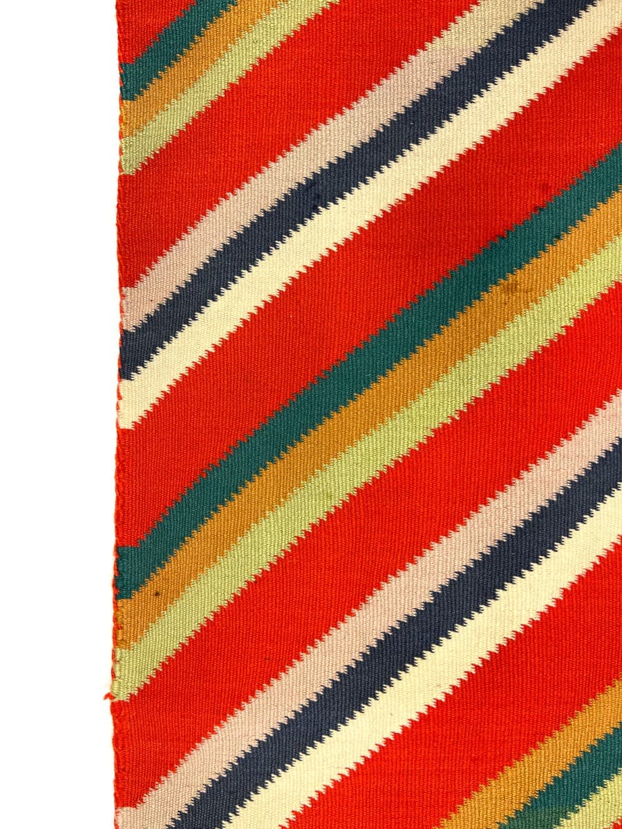 Navajo Germantown Blanket c. 1890s, 56" x 32" (T91335B-0422-009) 2