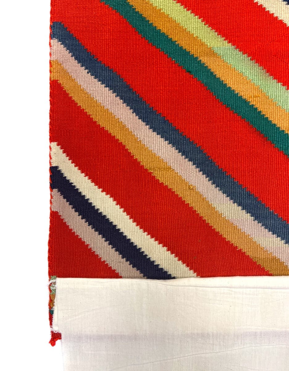 Navajo Germantown Blanket c. 1890s, 56" x 32" (T91335B-0422-009) 8