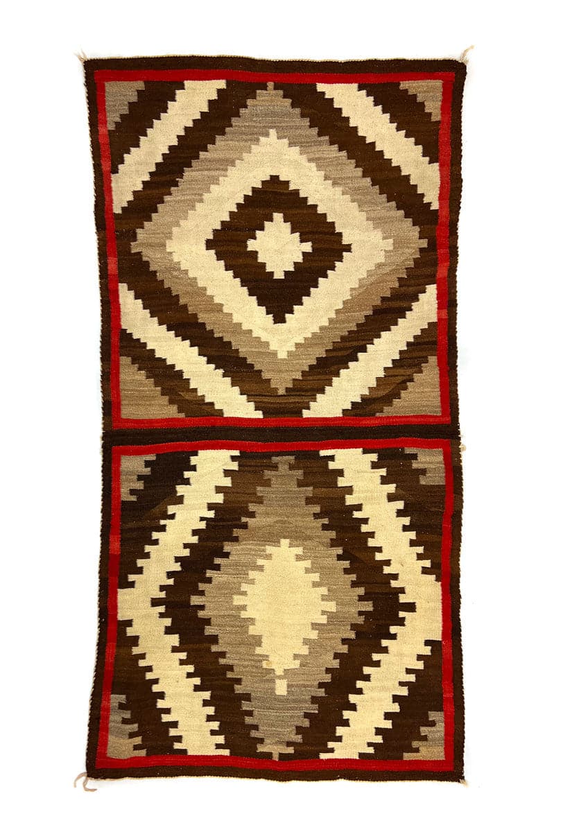 Navajo Ganado Rug c. 1920s, 96" x 51" (T91335B-0422-014) 6