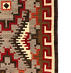 Large Navajo Klagetoh Rug c. 1915, 134" x 74" (T91602A-0222-010) 4