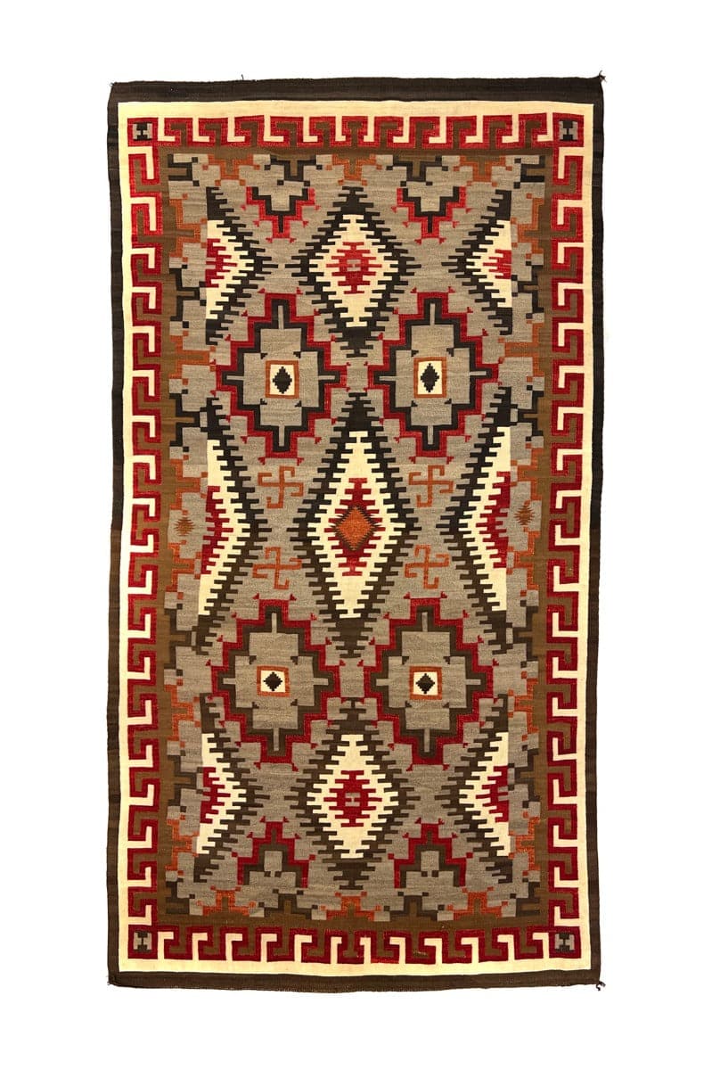 Large Navajo Klagetoh Rug c. 1915, 134" x 74" (T91602A-0222-010) 13
