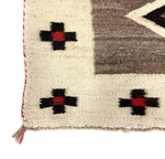 Navajo Crystal Rug with Cross Designs c. 1880-1893, 75.5" x 53.5" (T91654A-0422-005) 3