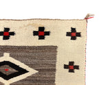 Navajo Crystal Rug with Cross Designs c. 1880-1893, 75.5" x 53.5" (T91654A-0422-005) 10