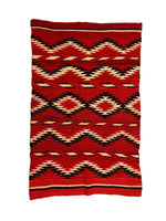 
Navajo Transitional Blanket c. 1900-10s, 63" x 41" (T91692-0123-005)
