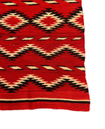 
Navajo Transitional Blanket c. 1900-10s, 63" x 41" (T91692-0123-005)
 1