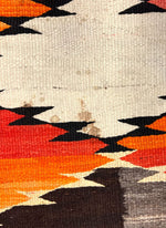 Navajo Transitional Blanket with Spider Woman Crosses c. 1890s, 89" x 60" (T91904D-0522-001) 9