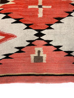 Navajo Transitional Blanket with Spider Woman Crosses c. 1890s, 89" x 60" (T91904D-0522-001) 11