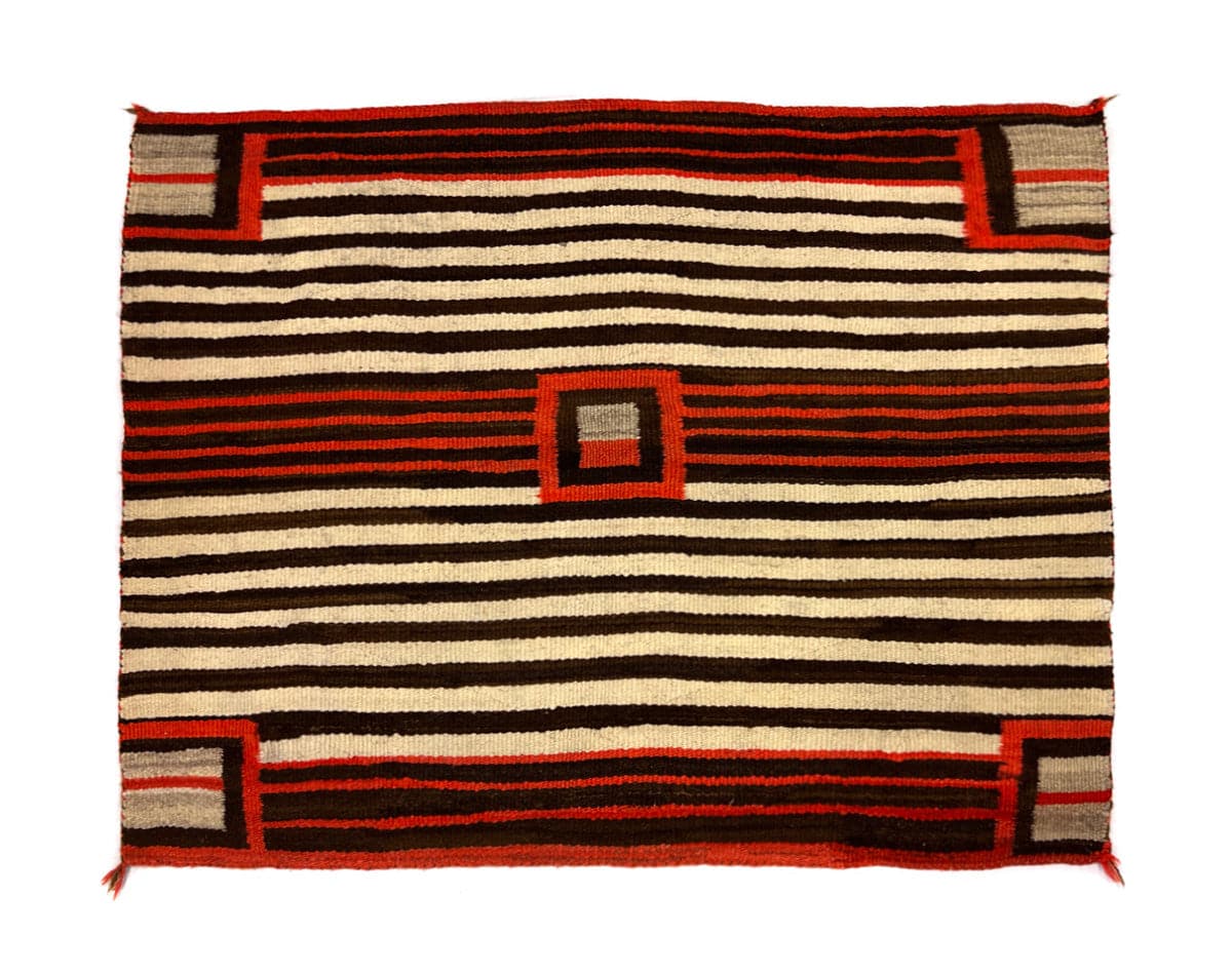 Navajo Chief's Variant Blanket c. 1890s, 53.25" x 67" (T91904D-0522-006)