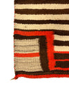 Navajo Chief's Variant Blanket c. 1890s, 53.25" x 67" (T91904D-0522-006) 4