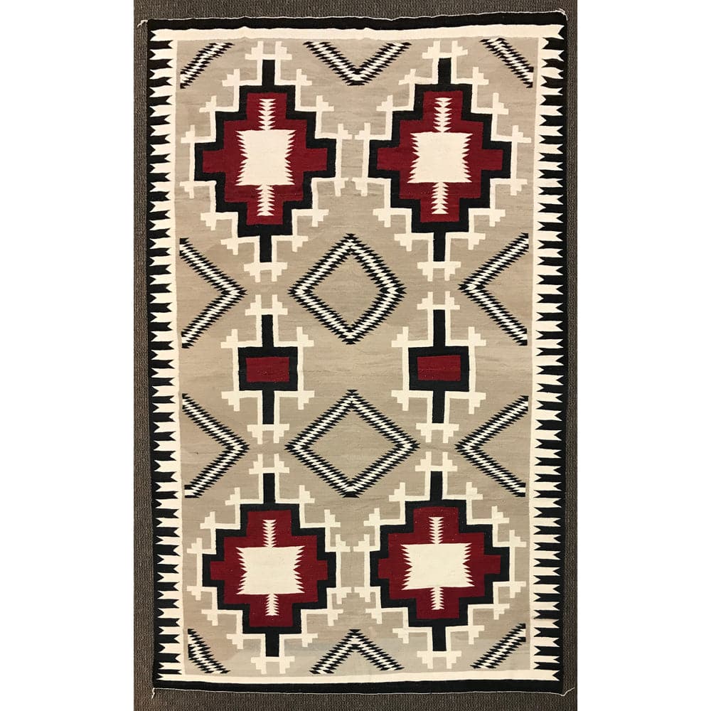 Large Navajo Ganado Rug c. 1930s, 153" x 98" (T91927C-1220-001)
