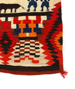 Navajo Transitional Pictorial Blanket c. 1890s, 73" x 51" (T91963-0123-001-A) 4