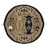 Mary H. Yazzie (d. 2020) - Navajo Contemporary Two Grey Hills Rug, 37" Diameter (T92308-1121-015)4