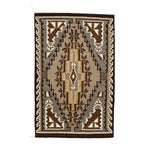 Mae Lewis - Navajo Contemporary Two Grey Hills Rug, 51.5" x 34" (T92308-1221-001)2