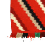 Navajo Germantown Blanket with Four Directions Cross Design c. 1890s, 84" x 60.5" (T92336-0821-003)3