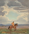 SOLD Ila McAfee (1897-1995) - Racing the Storm
